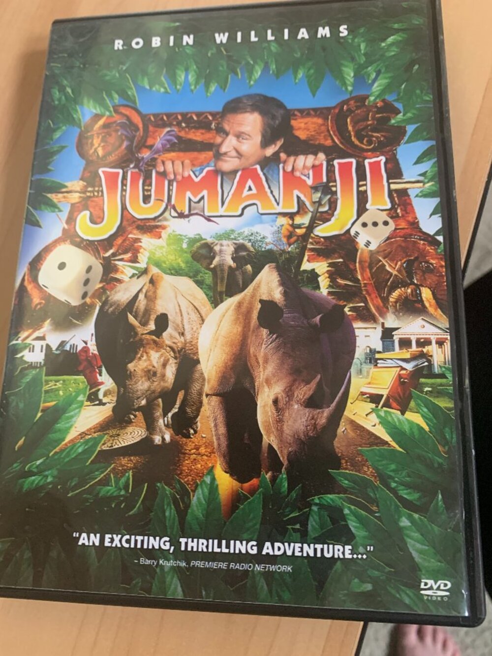 2017 Tri Star Pictures Jumanji ( Robin Williams) DVD